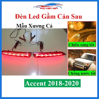 Đèn led gầm cản sau ô tô accent 2018-2019-2020 mẫu xương cá