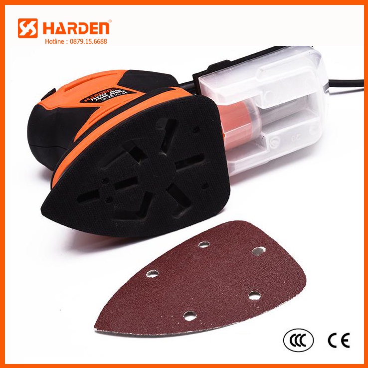 Máy chà nhám rung tam giác Harden 200W , may cha nham tam giac