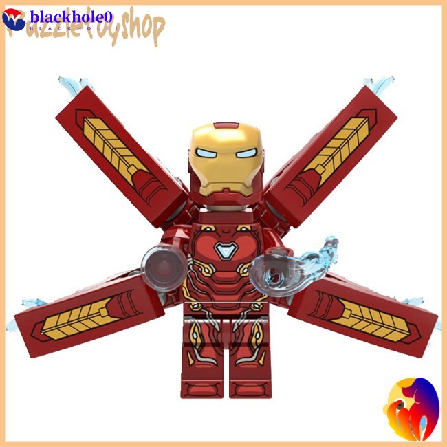 BH Lego Hulk Outrider Iron Man Thor Spiderman Thanos Avengers Minifigures Building Blocks Toys Compatible Lego Marvel