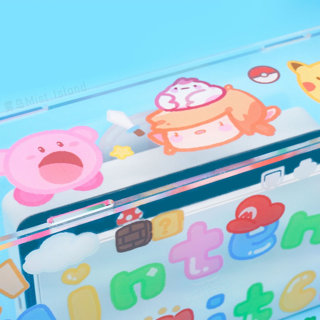 Ốp Nhựa Acrylic Chống Bụi Cho Máy Chơi Game Nintendo Switch