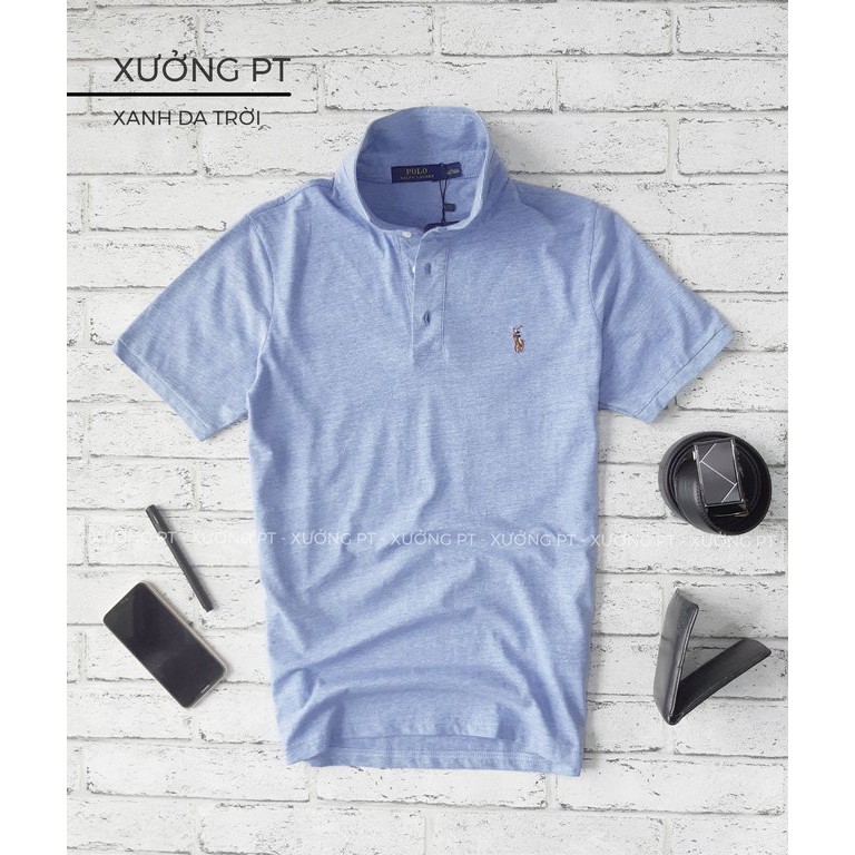 Áo phông Polo nam RL hàng xuất nhật dư form slimfit màu và chất siêu đẹp | BigBuy360 - bigbuy360.vn