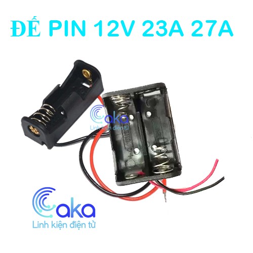 [TP.HCM] ĐẾ PIN 12V 23A 27A có dây