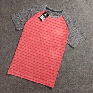 Áo thun cổ tròn raglan nam