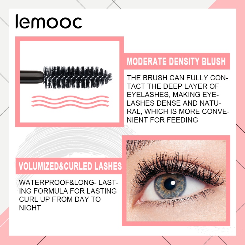 [Hàng mới về] Mascara LEMOOC chống thấm nước và lâu trôi cao cấp