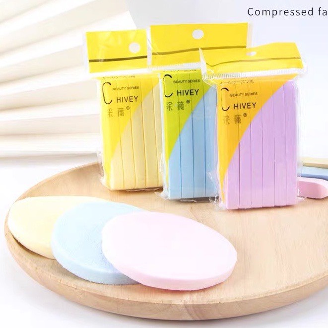 1 Cây Mút Nở, 20 Gói 240 Miếng Mút Rửa Mặt Bọt Biển Dạng Nén Chivey.