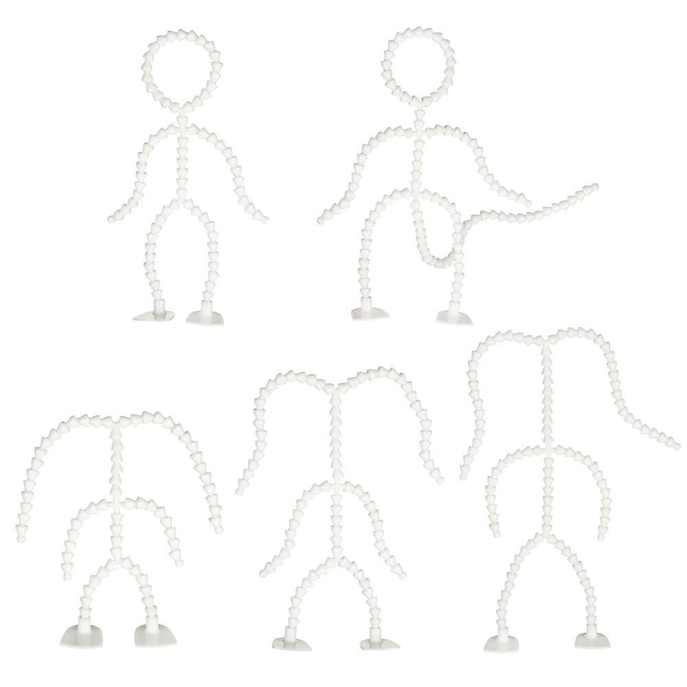 Bộ Xương Cáo / Gấu / Thỏ Khớp Nối Màu Cầu Vồng Có Thể Uốn Cong DIY