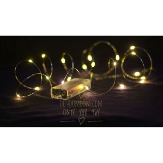 Đèn đom đóm trang trí dùng 2 pin - 2 mét