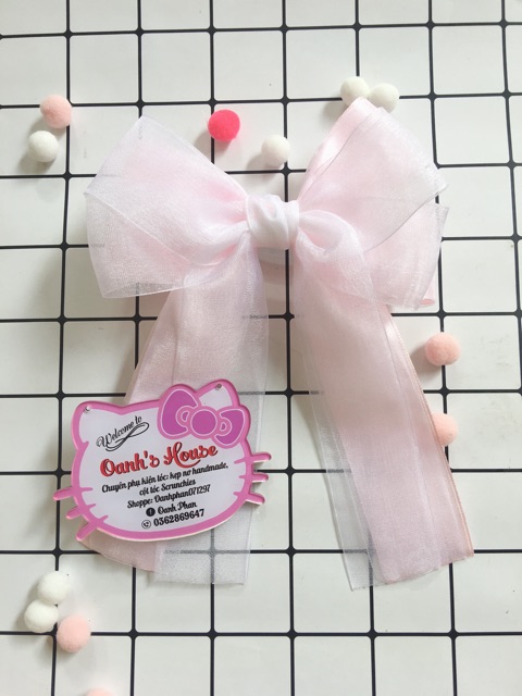 Kẹp nơ voan phối