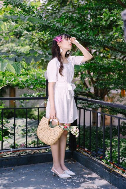 Túi cói bán nguyệt size 25cm và size 30cm