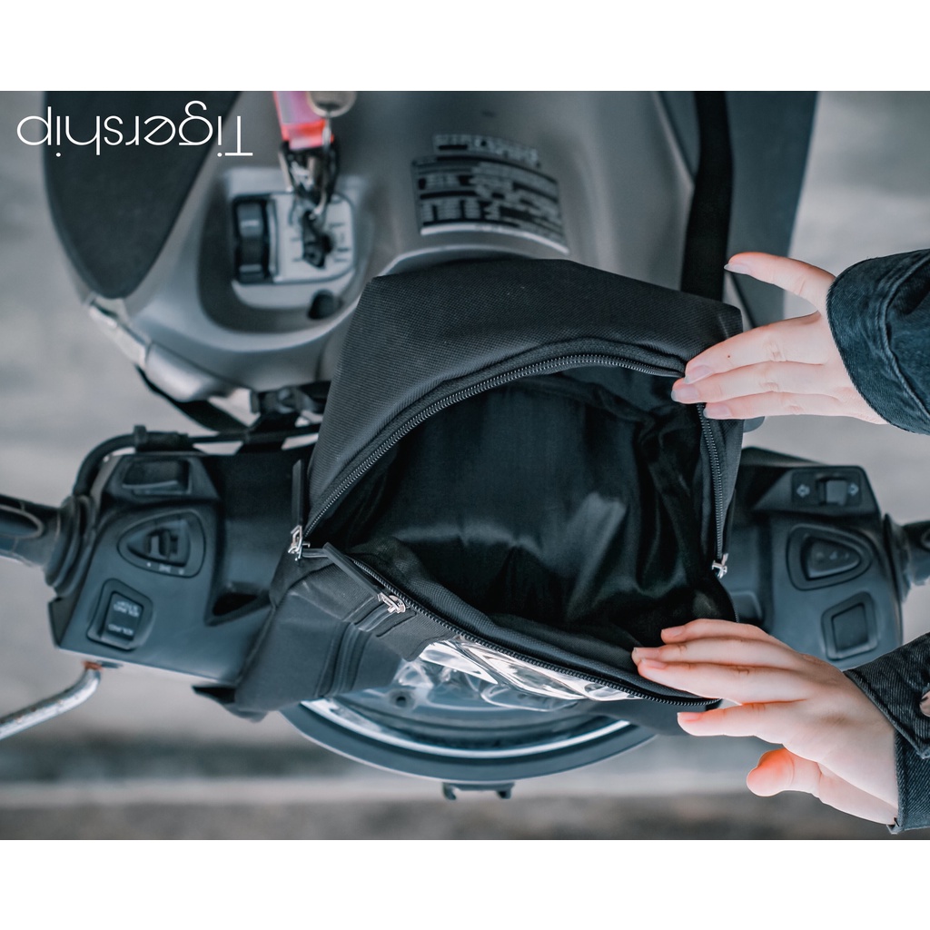 TÚI GRAB CHỐNG NƯỚC TREO ĐẦU XE  MÁY  CẢM ỨNG ĐIỆN THOẠI - TÚI GRAB DỌC TREO ĐẦU XE MÁY