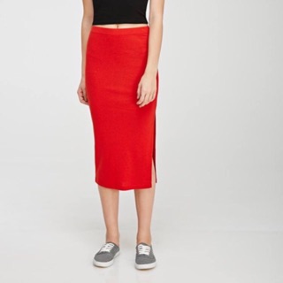 Chân váy thun xẻ tà hiệu forever21