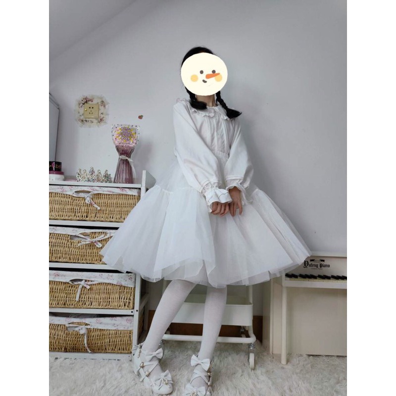 YAS0379-Váy phồng  vải mềm 55cm