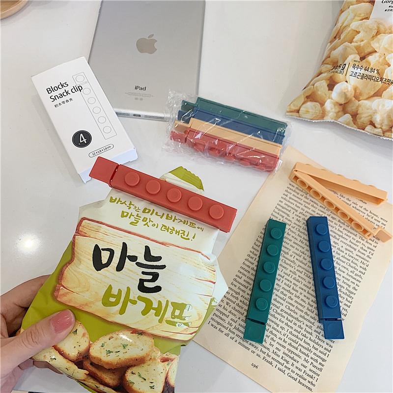 Set 4 Kẹp Miệng Túi Thực Phẩm Chống Ẩm Tiện Dụng