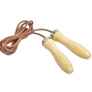 Dây nhảy thể dục da cán gỗ