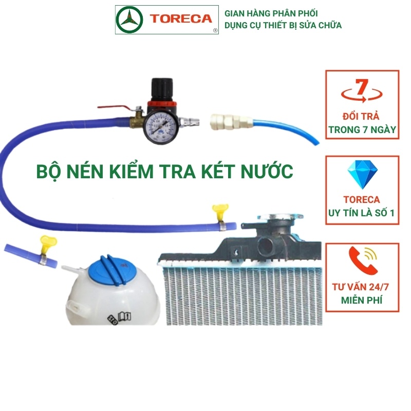 Bộ nén kiểm tra rò rỉ nước làm mát TORECA