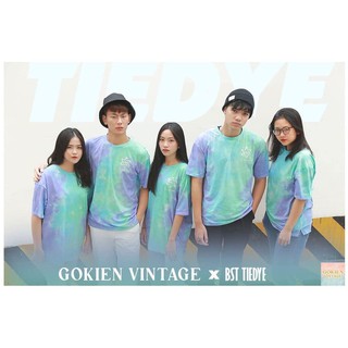 Áo lớp tye die fom unisex in phản quang tặng mũ lưỡi chai sành điệu