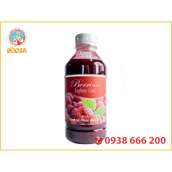 Sinh Tố BERRINO Phúc Bồn Tử 1L (RASPBERRY SMOOTHIE BASE)