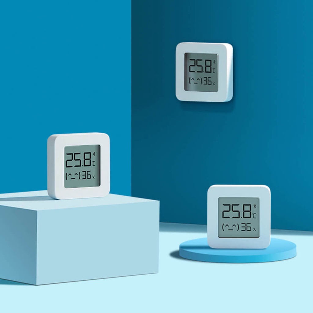 Nhiệt Ẩm Kế Điện Tử Xiaomi, Máy Đo Nhiệt Độ Độ Ẩm Điện Tử Gia Đình Xiaomi Mijia