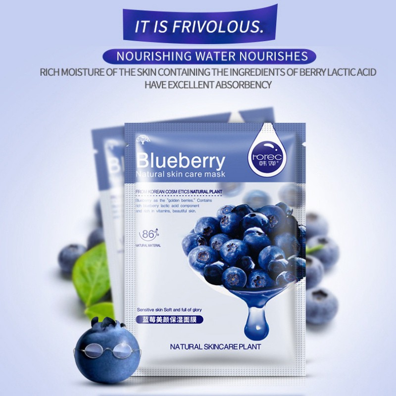 [Hàng mới về] Mặt nạ dưỡng da tinh chất trái cây tự nhiên chất lượng cao cho làn da trắng đẹp tự nhiên