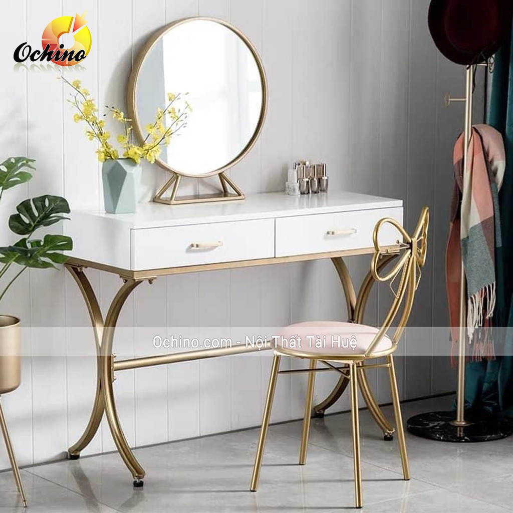 Bàn Trang Điểm HÌnh nơ Xinh đẹp ( hàng có sẵn)