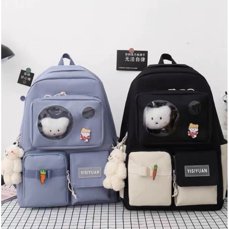 BALO HỘP PHỐI MICA DANEIBAG- BL02 - balo đi học vừa A4