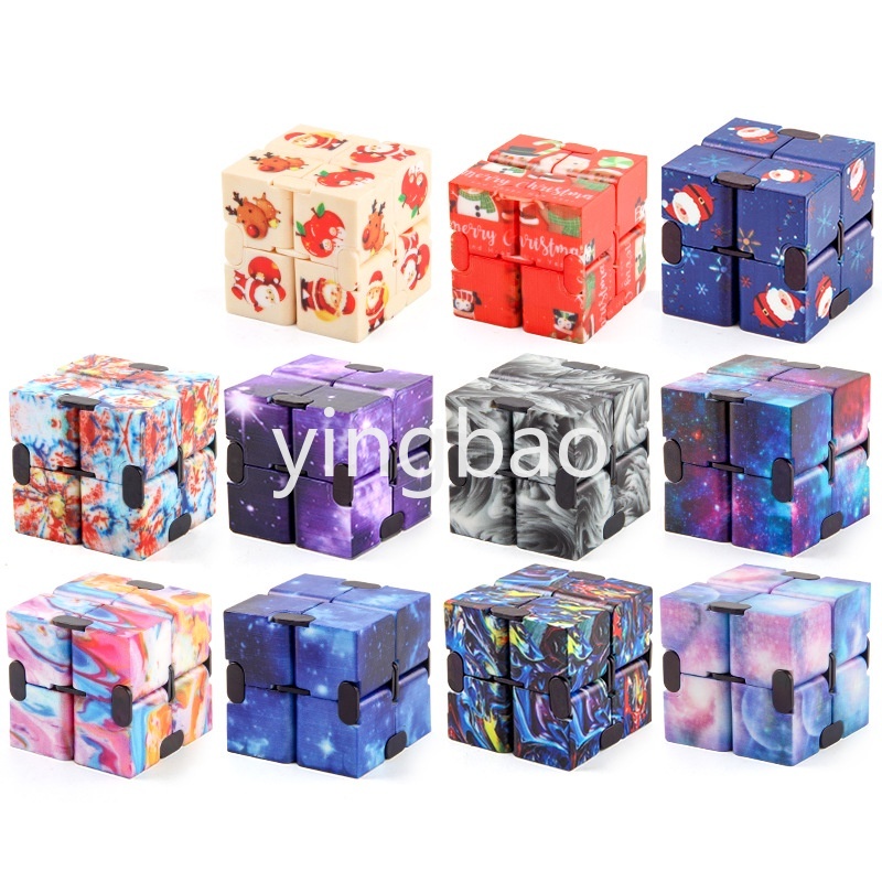 Đồ Chơi Khối Lập Phương Vô Cực Giúp Giảm Căng Thẳng Cho Bé Và Người Tự Kỉ