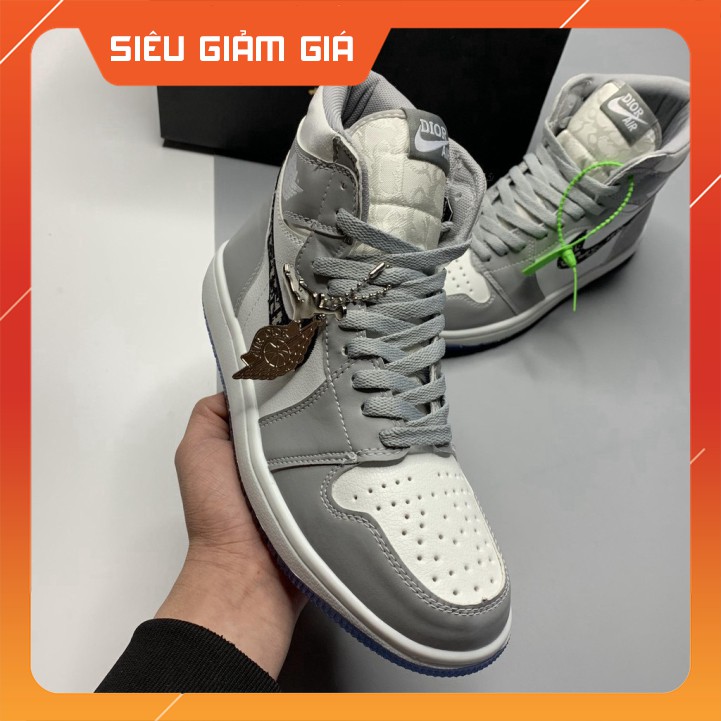 [BÁN CHẠY NHẤT SHOPEE] Giày Jordan, Giày Sneaker JD1 Dio Cổ Cao Đế Trong, Da Cao Cấp, Đế Khâu Full Size Nam Nữ (36-43)