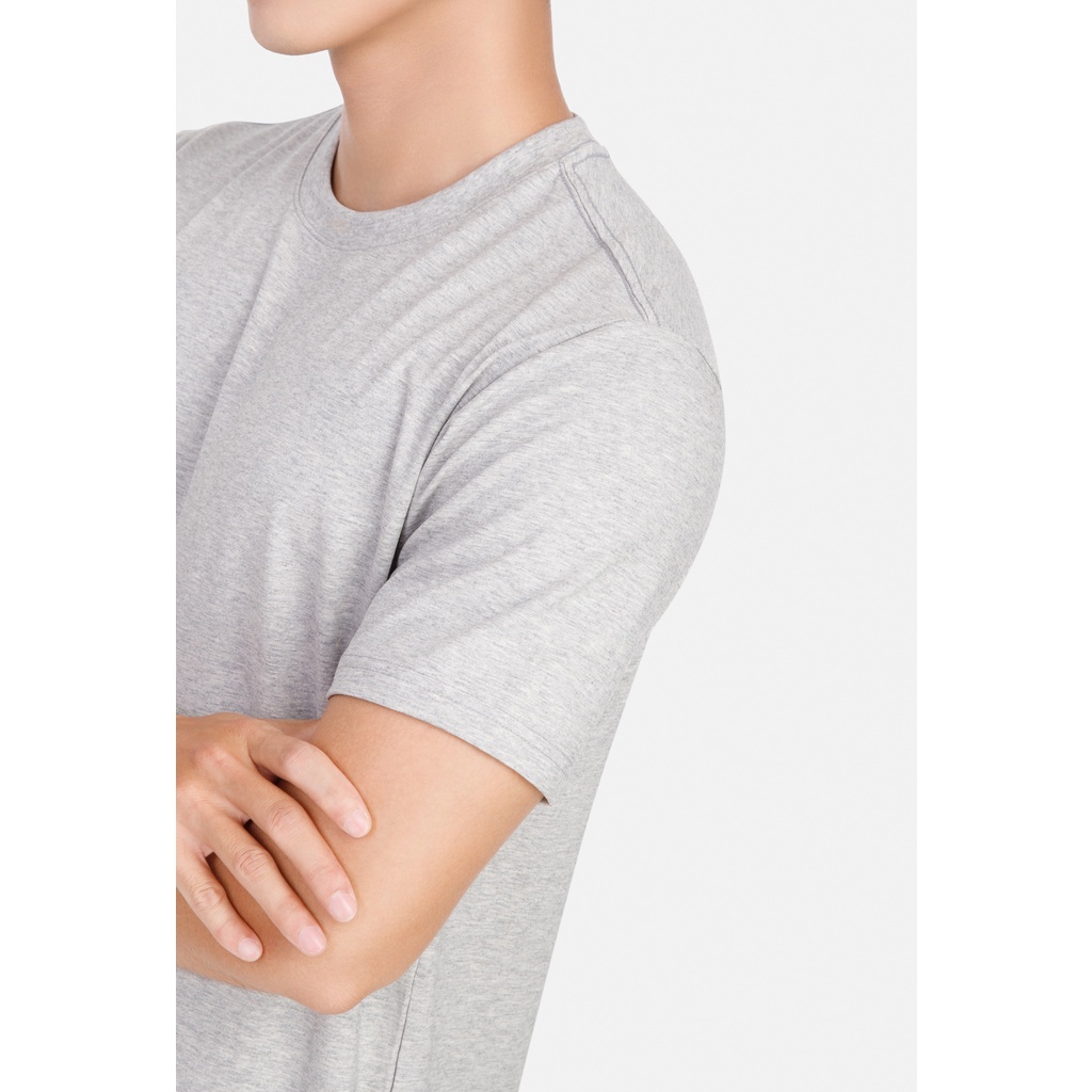 Áo thun nam Cotton Compact Premium chống nhăn màu XÁM Coolmate CW