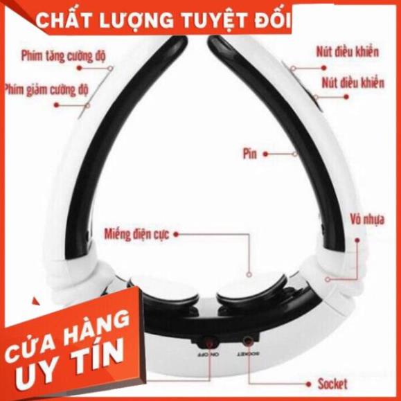 Máy massage cổ, vai, gáy thông minh KL-5830 có 6 chế độ massage đa dạng  chạy pin tiểu dễ sử dụng và gọn