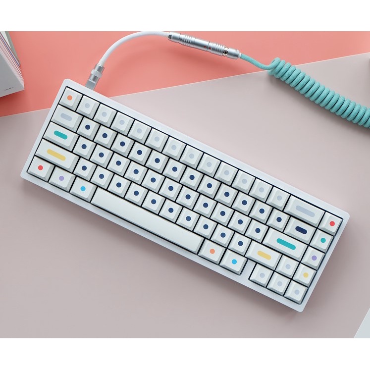 Keycap Dot Bàn phím cơ không dây 120 phím Cherry PBT 104/68/87/98 mechanical keyboards