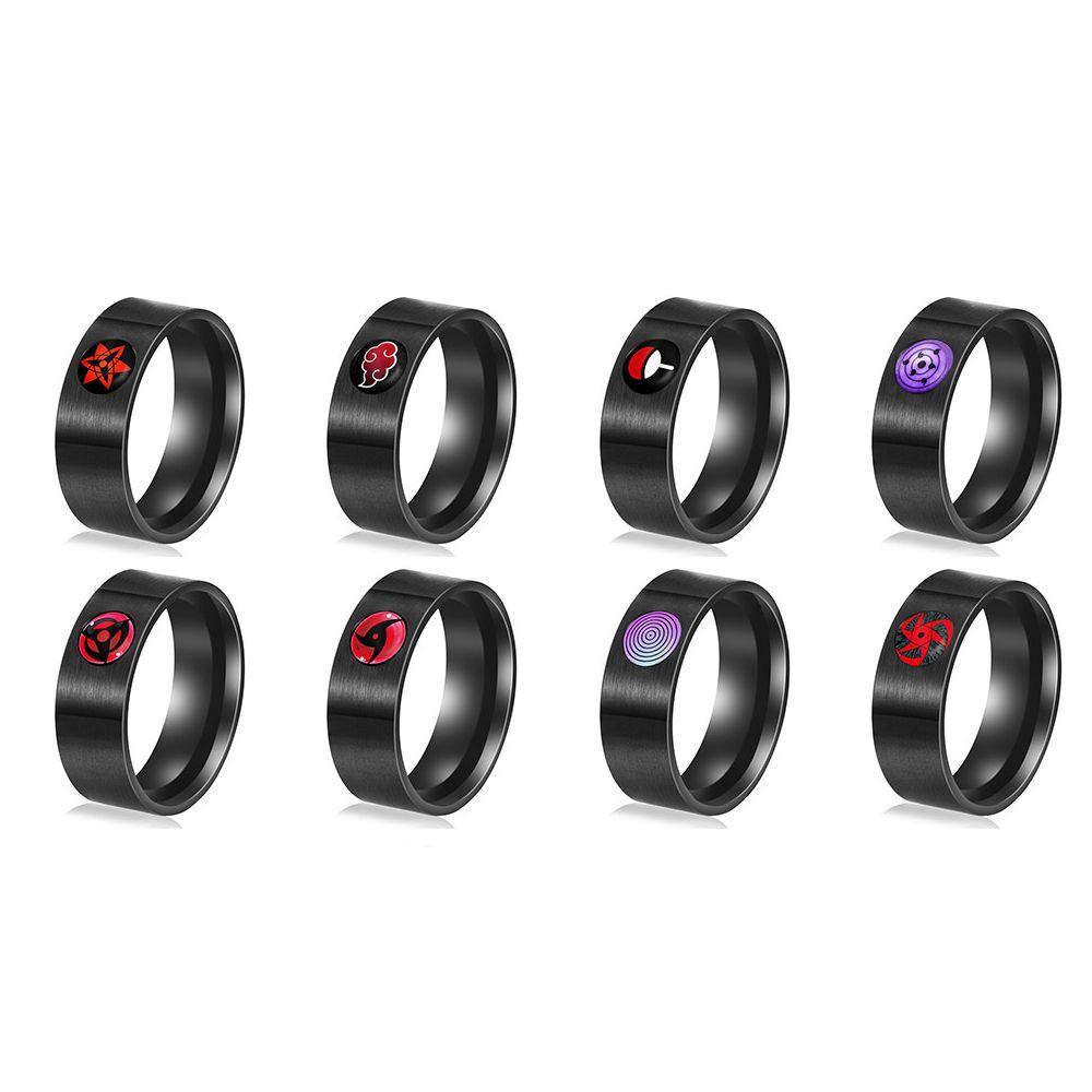 Nhẫn Hóa Trang Akatsuki Itachi Cá Tính Cho Nữ