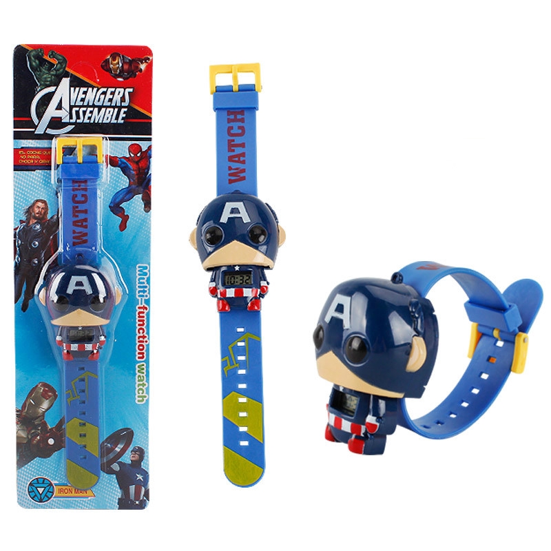 Đồng hồ đồ chơi hình nhân vật siêu anh hùng The Avengers dành cho trẻ em | BigBuy360 - bigbuy360.vn