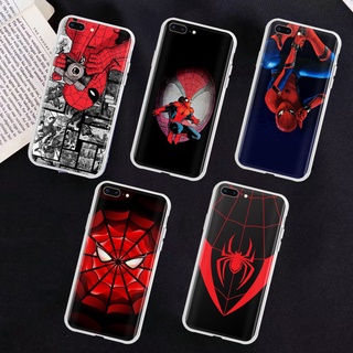 Ốp Lưng Trong Suốt In Hình Spiderman Cho Iphone 8 7 6 6s 5 5s Se 5c 4s 4