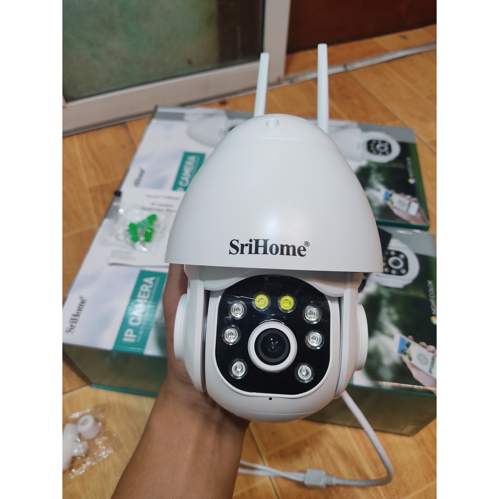 CAMERA SRIHOME SH039B NGOÀI TRỜI 3.0 Mpx NÉT GÓC RỘNG - MẪU MỚI 2022 - CHỐNG NƯỚC TUYỆT ĐỐI