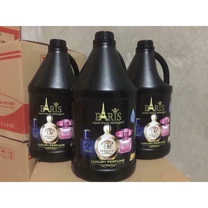COMBO 2 CAN NƯỚC GIẶT PARIS 3600ML HƯƠNG NƯỚC HOA CỦA CÔNG TY ARIKA [TẶNG KÈM CHAI NHỎ DÙNG THỬ ]