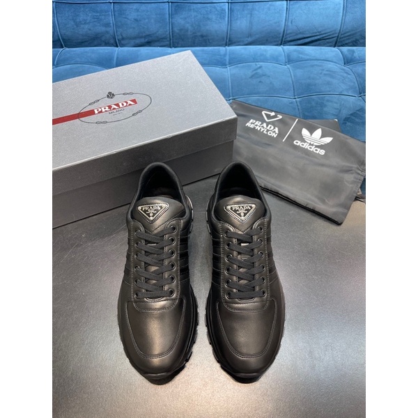 Giày thể thao nam thương hiệu Prada da thật cao cấp
