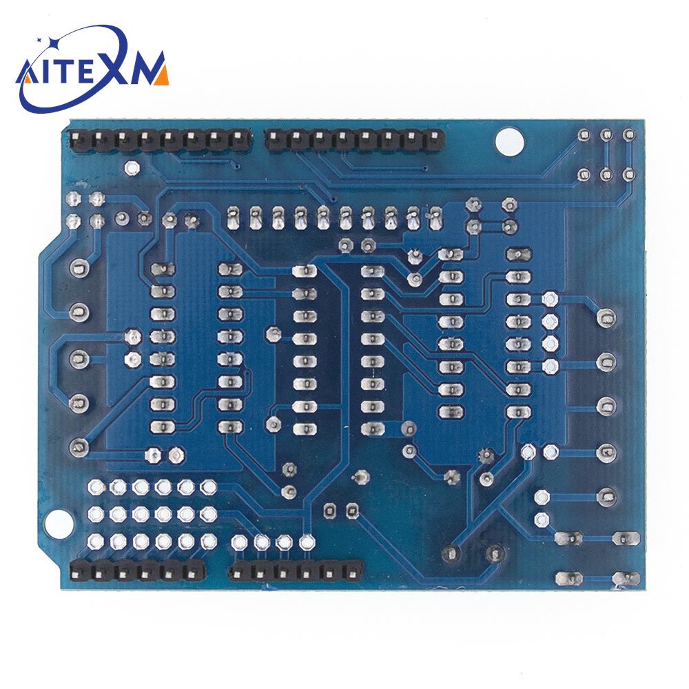 Bảng Mạch Điều Khiển Động Cơ Bước L293D Cho Arduino Mega2560 4 Kênh UNO R3