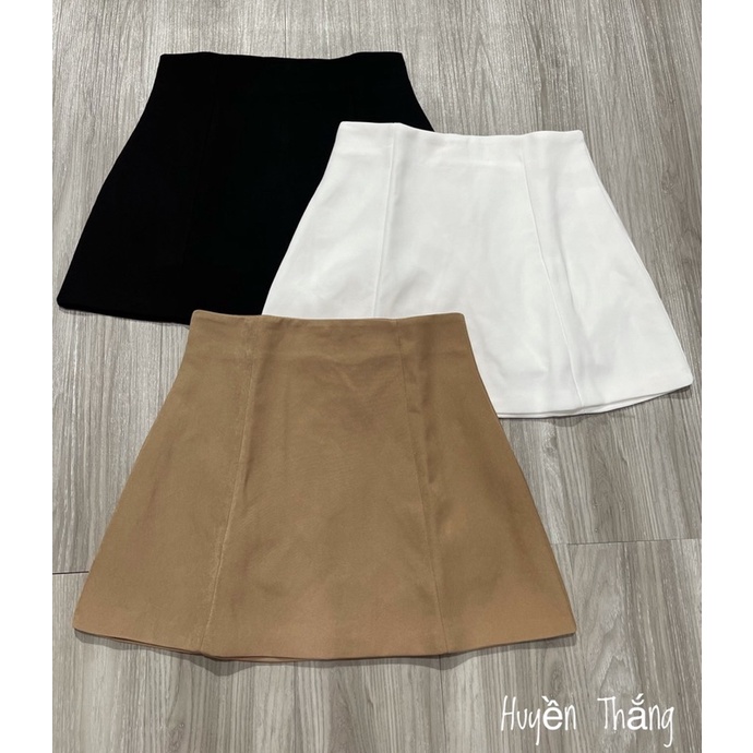 CHÂN VÁY A TRƠN CẠP CAO CHẤT VẢI ĐỨNG FROM LOẠI ĐẸP MS14299