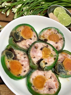 Jambon da bao trứng muối trứng bắc thảo