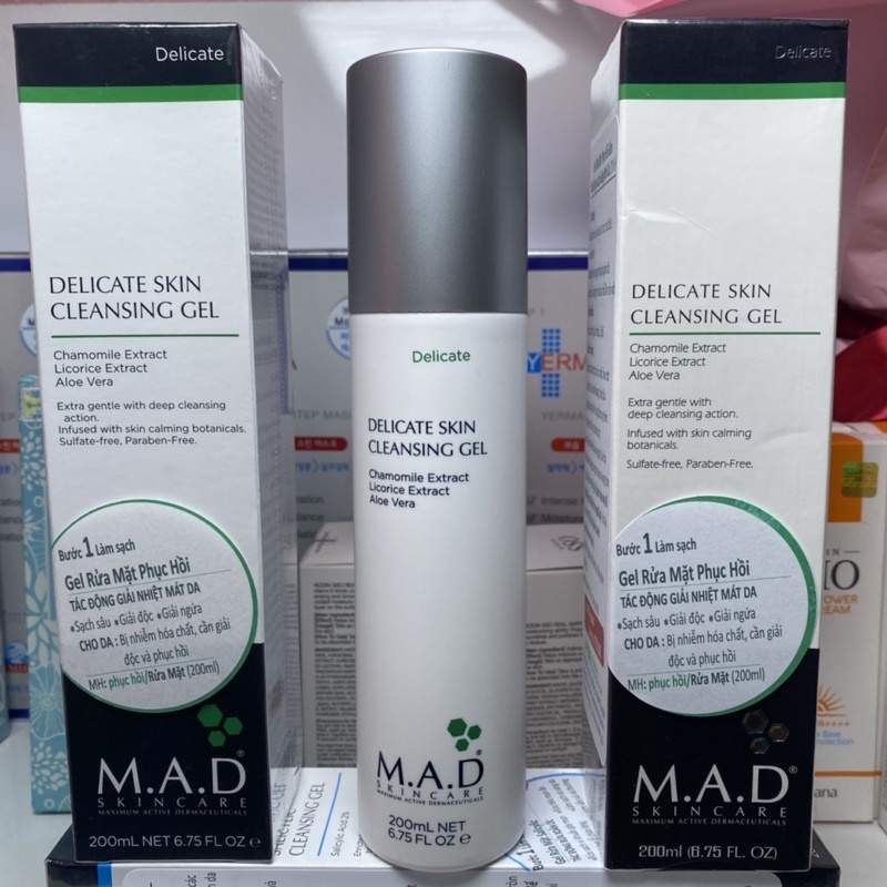 Gel Rửa Mặt Phục Hồi Giảm Kích Ứng Làm Sáng Mịn Da
