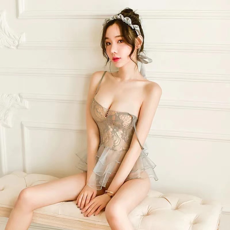 New Vay Ngủ Ren Sieu Mỏng Xuyen Thấu Vay Ngủ Sexy đầm Ngủ Ren Gợi Cảm Quyến Rũ Chồng Mat Mẻ Gợi Cảm Nong Trại Vui Vẻ Shop