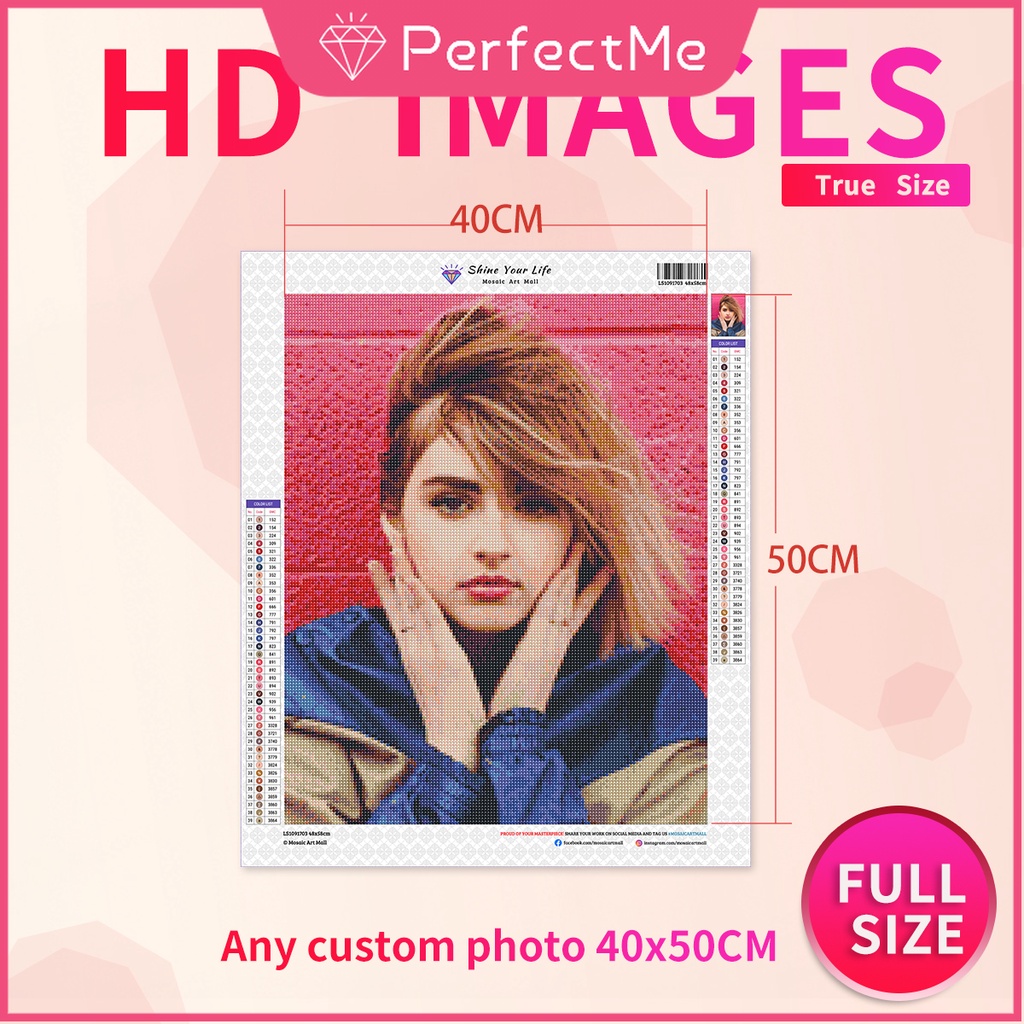 Bộ Tranh Đính Đá 5d Tự Làm 30x30cm Hình Mèo Hello Kitty