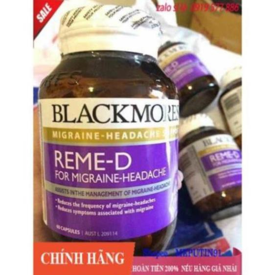 [CHÍNH HÃNG 100%]  Viên uống Blackmores Reme-D - lọ 60 viên