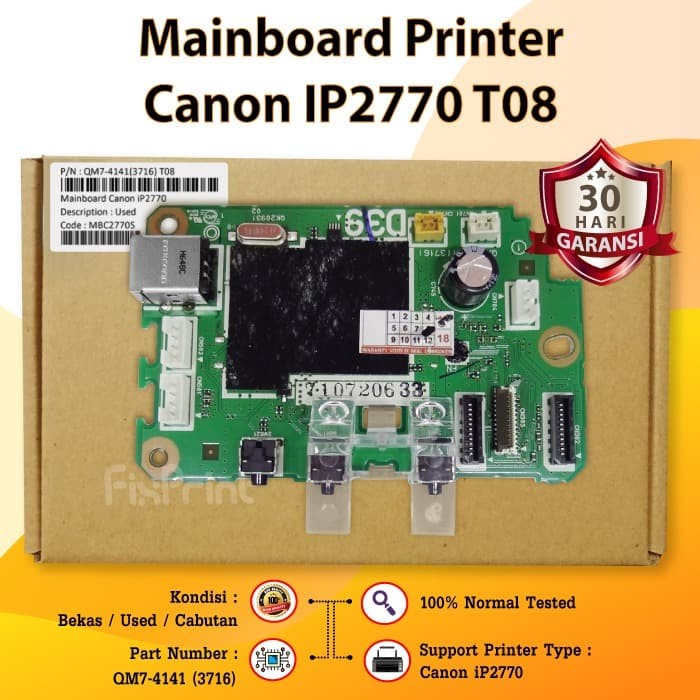 CANON Bo Mạch Chủ Ip2770- Ip 2770- Ip2770 Unlock Fsb2920