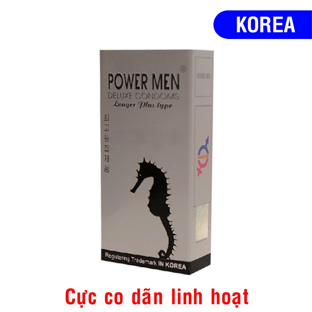 Bao cao su Powermen Longer Plus chống xuất tinh sớm
