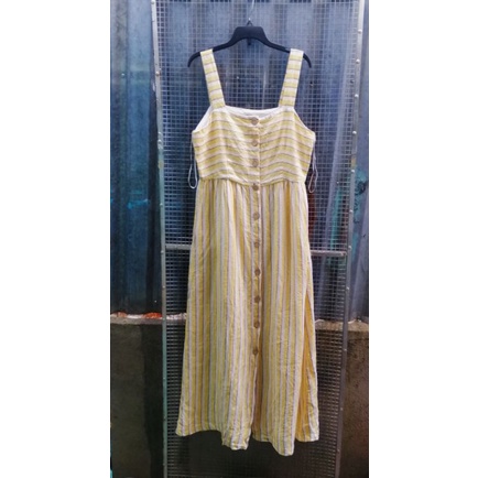 Đầm linen Secondhand. 1301