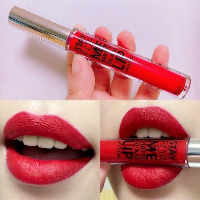 SON KEM LỲ STAY FOR ME MATTE GLAM LIP LACQUER