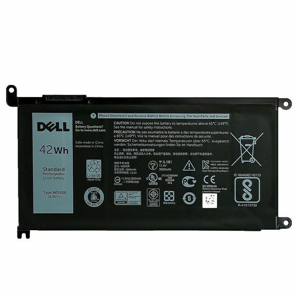 ⚡️Pin Laptop Dell WDX0R zin