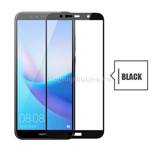 Dán kính cường lực full 5D tràn màn hình Huawei Y6 Prime 2018