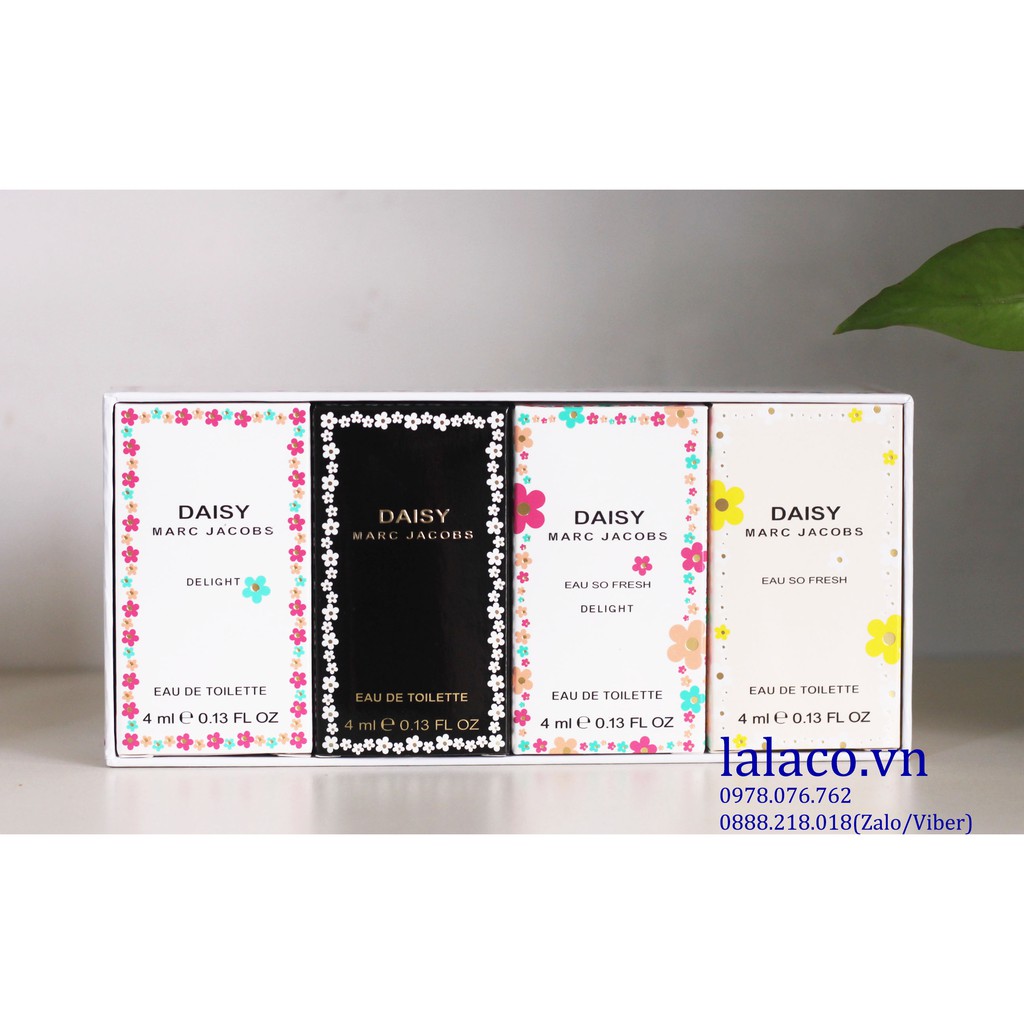 Bộ nước hoa 4 chai Marc Jacobs Daisy